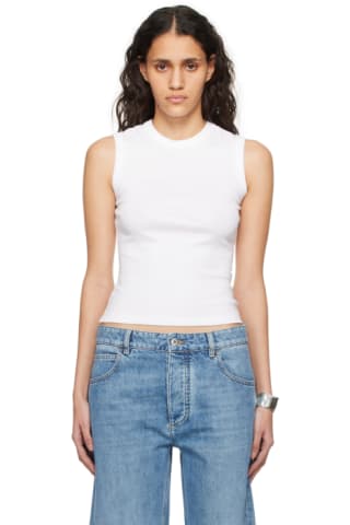 White Esmé Tank Top
