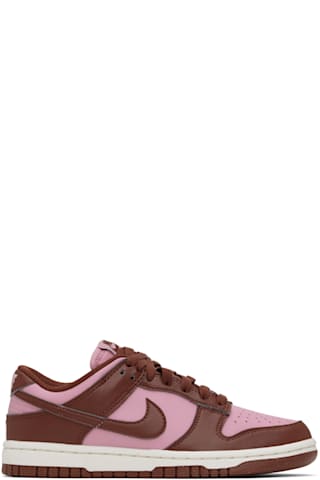 Off-White & Burgundy Dunk Low LX Sneakers