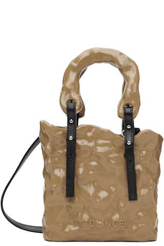 Black Under Construction Signature Ceramic Bag