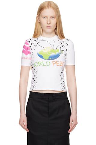 Blue Regenerated Graphic Baby Fit T-shirt