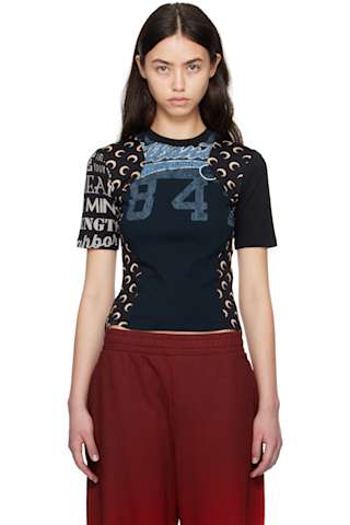 Blue Regenerated Graphic Baby Fit T-shirt