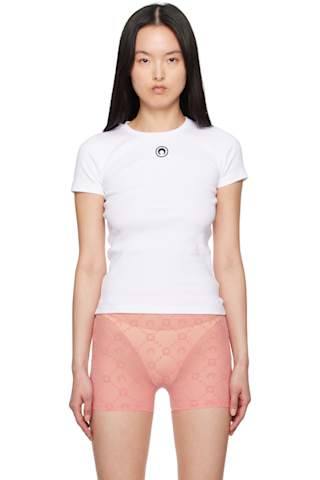 Black Moon Logo Stretched Jersey Sport Bra