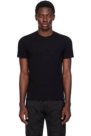 Black Cotton T-Shirt