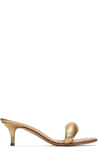 Silver Amour Mules