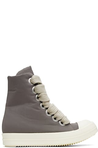 Black & Off-White Hollywood Jumbo Lace Puffer Sneaks Sneakers