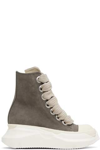 Gray Hollywood Jumbo Lace Puffer Sneaks Sneakers