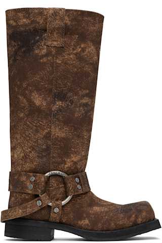 Off-White Furry Clog Boots
