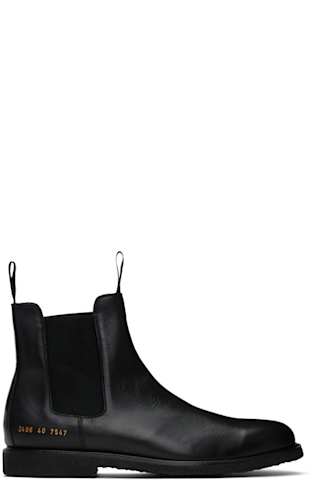 Brown Leather Chelsea Boots