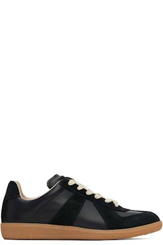White Paint Replica Sneakers