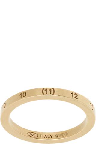 Gold Engraved Band Ring