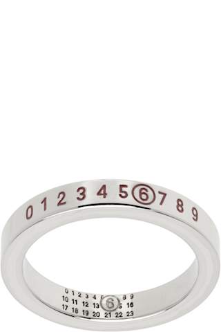 Silver Minimal Logo Ring