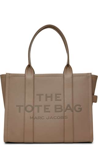 Brown 'The Leather Large' Tote