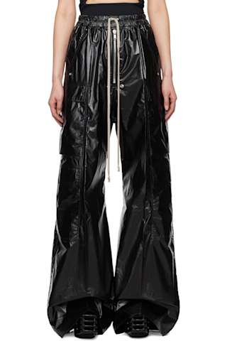Moncler + Rick Owens Black Belas Trousers