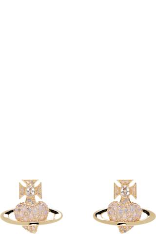 Gold & Pink Petra Earrings