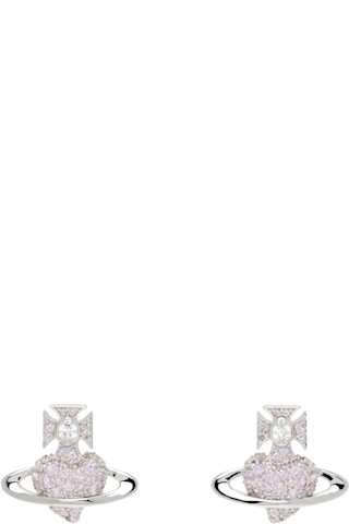 Silver Carmela Bas Relief Earrings