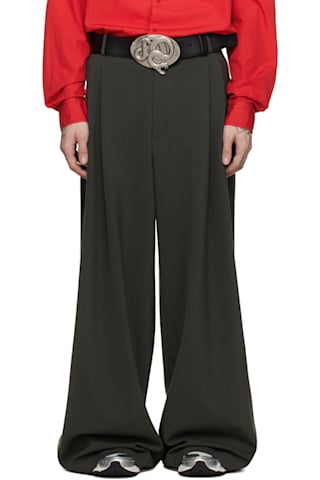 Gray Wadded Bontans Sweatpants