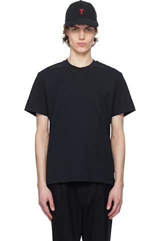 Navy Cotton Ami de Coeur T-shirt