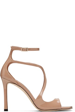 Beige Azia 95 Heeled Sandals