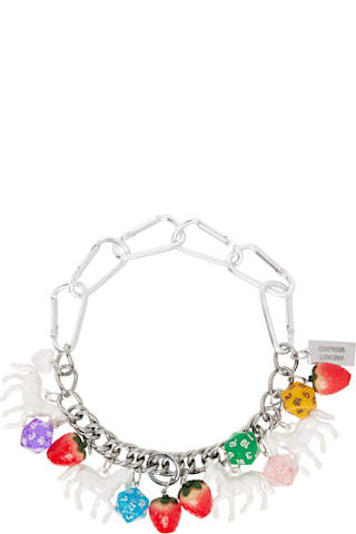 Silver Kiss BFF Necklace