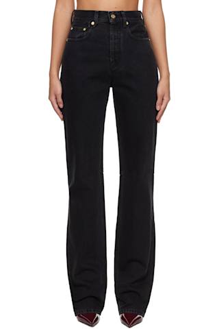 Black La Casa 'Le de-Nîmes large' Jeans