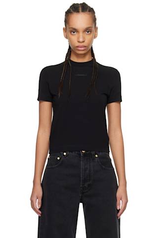 Black 'The Gros Grain long-sleeve' T-shirt