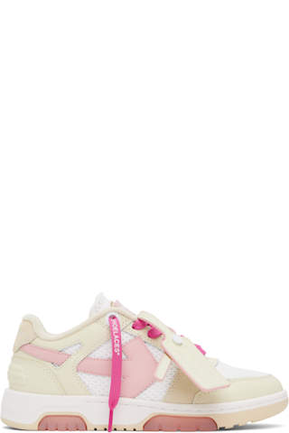 White & Black Glove Slip On Sneakers