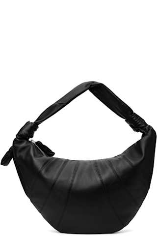 Black Mini Fortune Croissant Bag