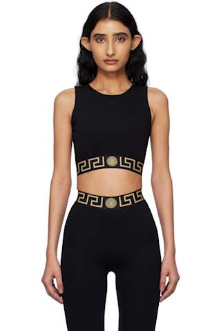Black Logo Sport Bra