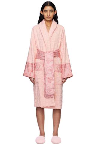 Pink 'I Heart Baroque' Robe