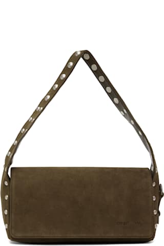 Khaki Ballet Flat Cut-Out Boots