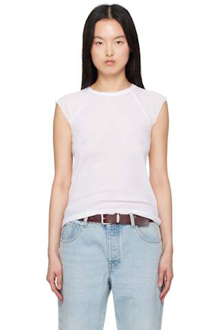 SSENSE Exclusive White Gisele T-shirt