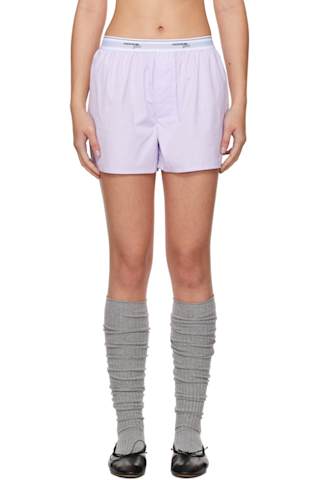 Blue Boxer Miniskirt