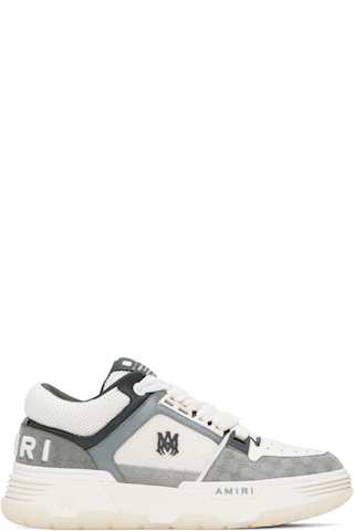 White & Orange MA-1 Sneakers