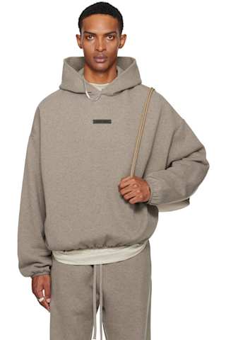 Black Modern Fit Fleece Hoodie