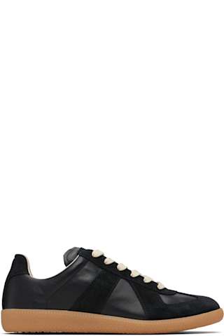 White Paint Replica Sneakers