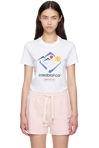 Pink Mushroom Emblem T-shirt