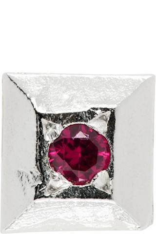 Diamond Ruby Facet Necklace
