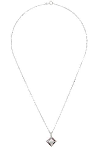 Ruby Facet Ingot Necklace