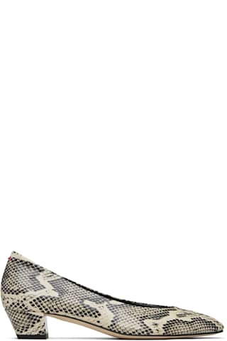 Beige Clara Pointed-Toe Heels