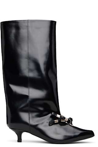 SSENSE Exclusive Black Embellished Loafers