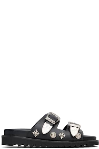 SSENSE Exclusive Black Embellished Loafers