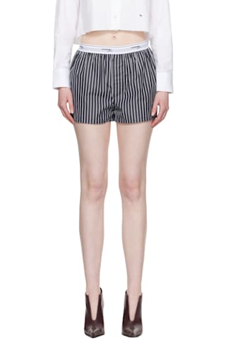 Blue Boxer Miniskirt