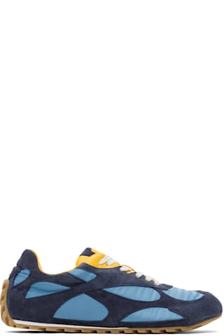 Navy & Silver Orbit Sneakers