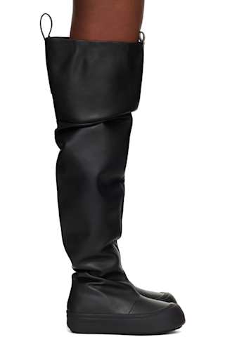 Gray Fisherman Tall Boots