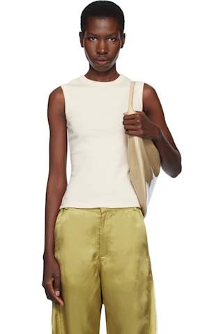 White Esmé Tank Top
