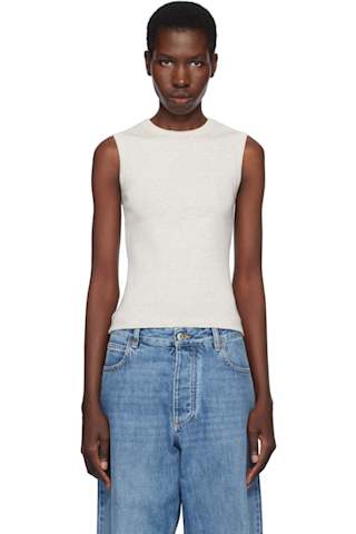 White Esmé Tank Top