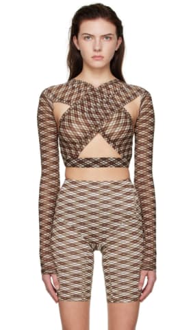 Navy & Yellow Skinn Minidress