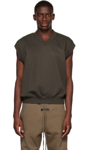 Blue Jacquard Contrast-Tipping T-Shirt