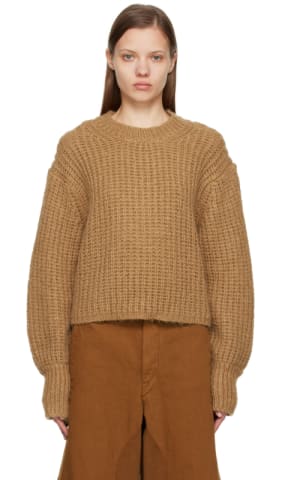 Black & Off-White Oversized Sweater