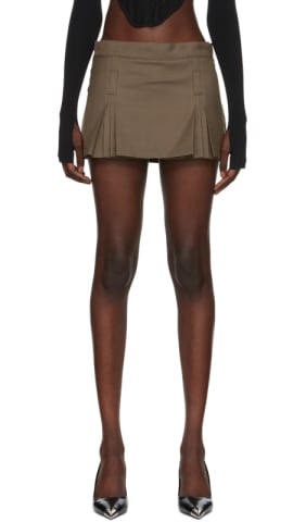 SSENSE Work Capsule – Brown Nimue Miniskirt